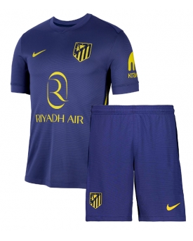 Atletico Madrid Maglia Gara Trasferta Repliche 2025-26 Bambino Maniche Corte Atletico Madrid Maglia Gara Trasferta Repliche 2025-26 Bambino Maniche Corte